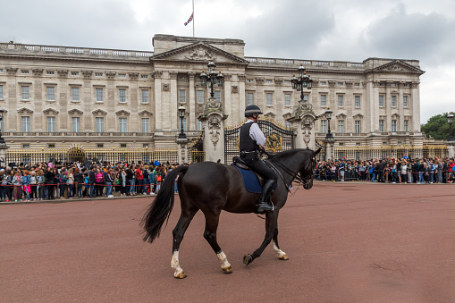 London, England - June 17 2016: Buckingham Palace in London, England, Great Britain