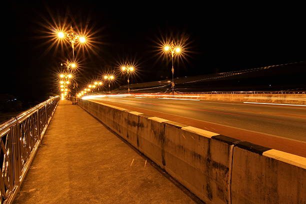 istock Nightscape of Phaya Mang Rai Bridge 627305774