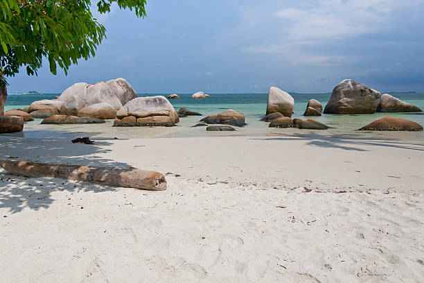 istock Tropical beach in Indonesia, Bintan. 627307374