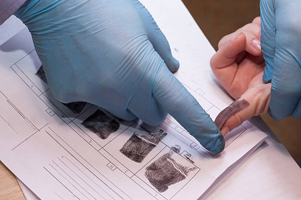 istock Migration, Visa, border control. Fingerprints. Illegal and legal migration. 627312286