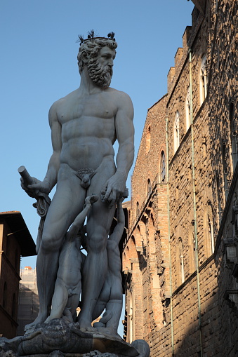 Fountain of Neptune on Piazza della Signoria, Florence, Italy