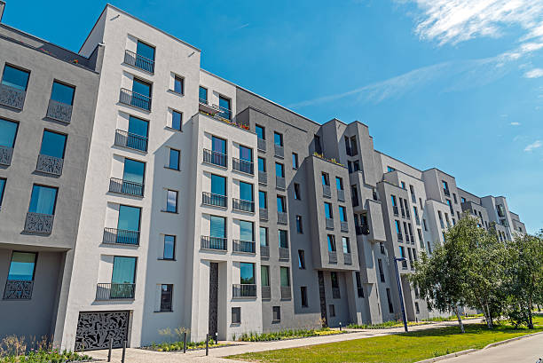 istock Modern block of flats in Berlin 627318264