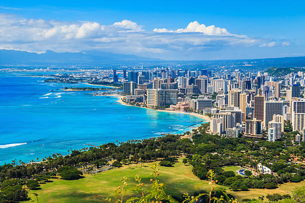 Honolulu, Hawaii stock photo