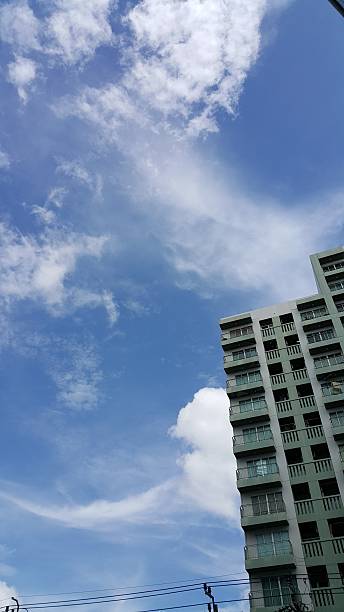 istock The building and the blue sky. 627320300