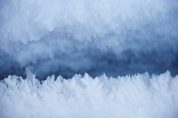 istock Winter blue frozen background 627320760