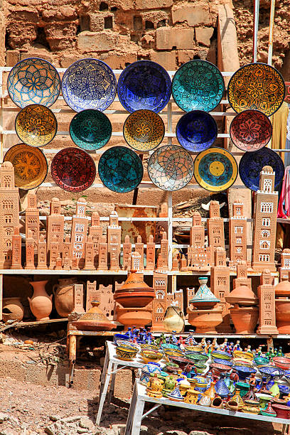 istock Colourful plates on sale 627327240