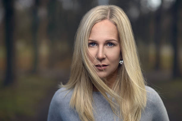 istock Attractive thoughtful stylish blond woman 627328380