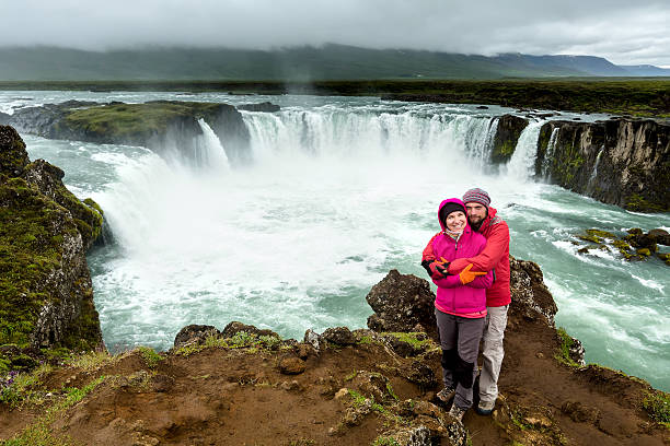 istock Beautifull Godafoss waterfall in Iceland 627337494
