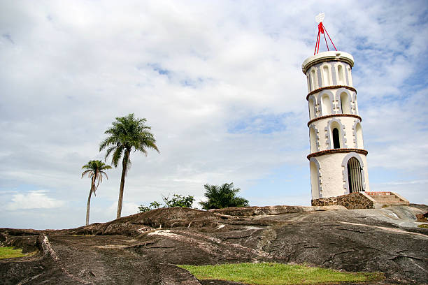 Lighthouse in Kourou, French Guiana, South America Lighthouse in Kourou, French Guiana, South America bayfield county stock pictures, royalty-free photos & images