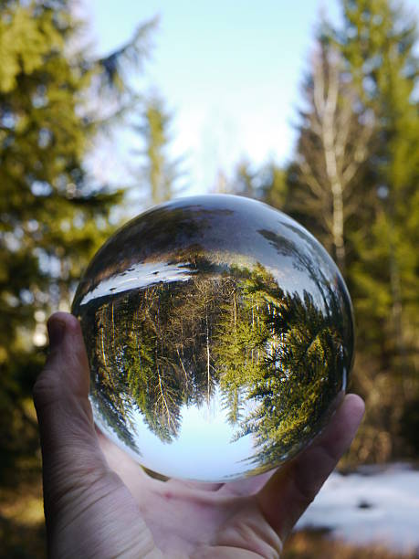 istock bowl which is mirror inverted holding from someone 627342364