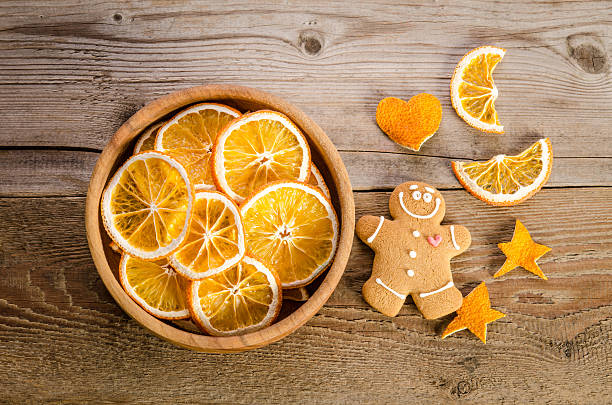 istock Christmas decoration  on wooden background 627350060