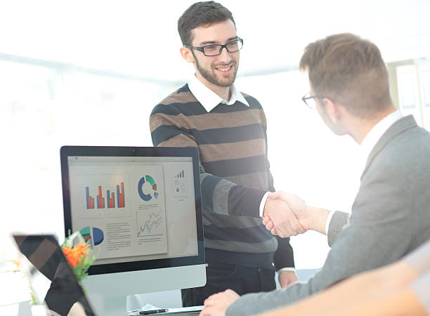 istock Successful Business People Shaking Hands With Each Other 627353590