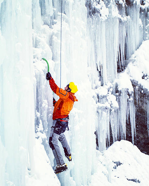 istock Ice climbing the North Caucasus. 627354930