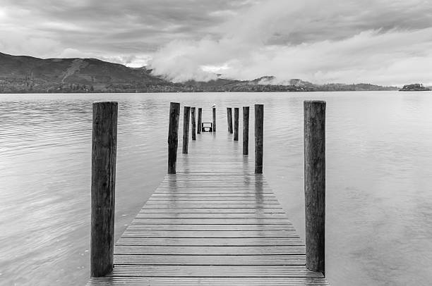 istock Peaceful pier on Lake Windermere, UK Lake District 627355484