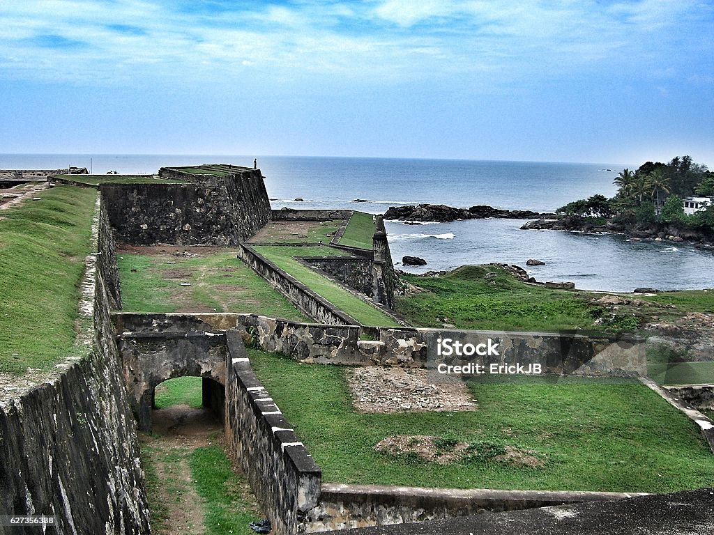 Galle Fort View from the Galle Fort in southern Sri Lanka. Asia Stock Photo