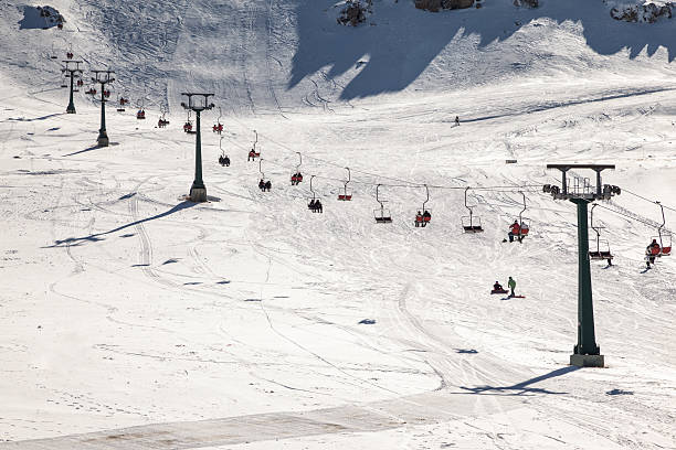 istock Ski slope for beginners in the Antalya 627356532