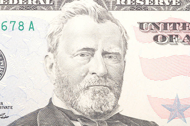 istock Macro close up of the US dollar bill. 627364920