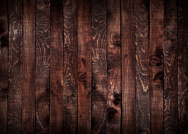 istock Dark wood planks background 627370750