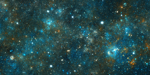 Cyan nebula background