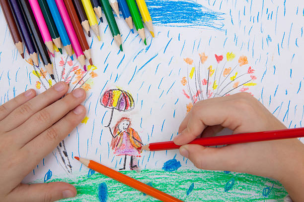 istock Children's drawing pencils. 627399138