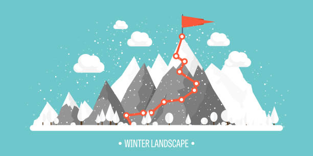 istock Mountains in Winter, Peak with Snow. Nature Landscape. Christmas Travel 627419128