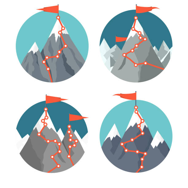 istock Mountains in Winter, Peak with Snow. Nature Landscape. Christmas Travel 627419250