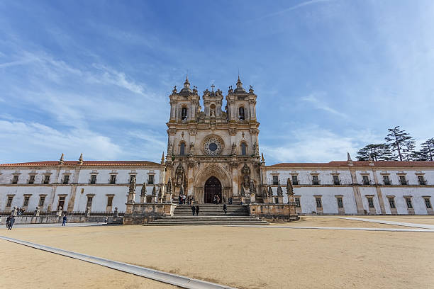 istock Facade the Monastery of Alcobaca . 627419474