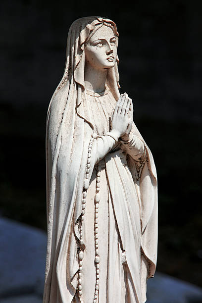 istock Funerary statue of the Virgin Mary 627429304
