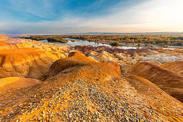 istock Multiple Color Beach near Berjin, Xinjiang, China 627429804