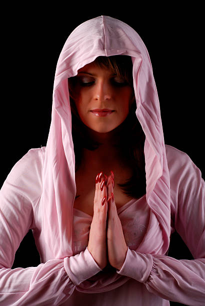 istock woman in pink hood 627431130