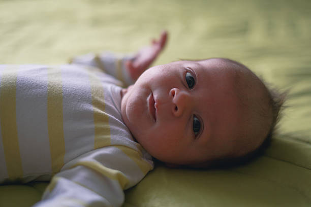 istock Lying baby boy portrait 627431852