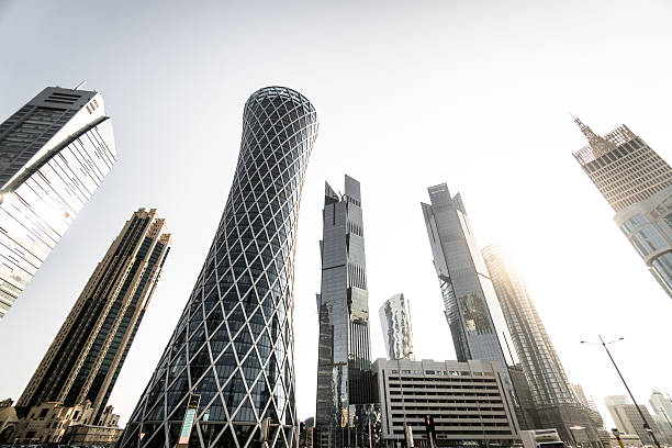 istock doha skyline of the downtown in Qatar 627445464