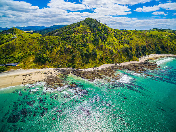 istock Mangawhai Aerial View 627456772