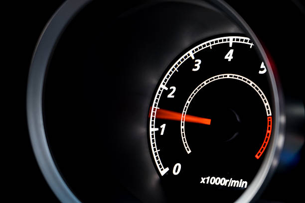 istock Speedometer of car 627459830