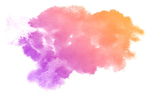 istock Abstract purple watercolor background. 627471902