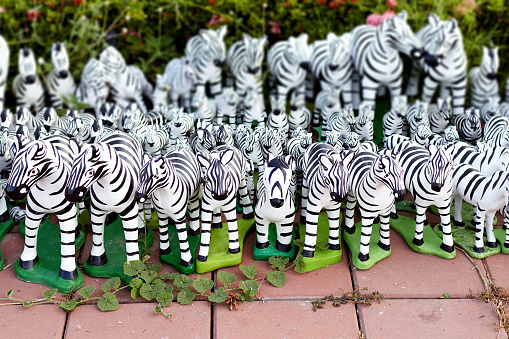 Zebra statue