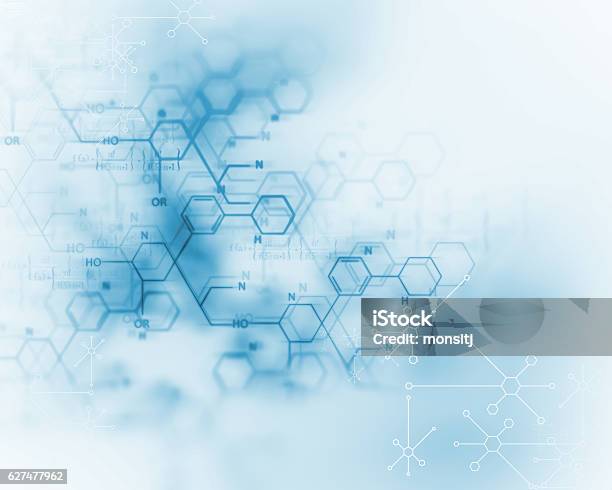 Chemisch Wissenschaft Substanz Und Moleküle Medizinischen Hintergrund Krank Stockfoto und mehr Bilder von Chemie