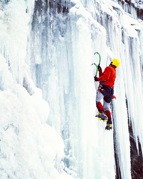 istock Ice climbing the North Caucasus. 627478572