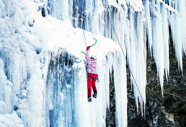 istock Ice climbing the North Caucasus. 627488770
