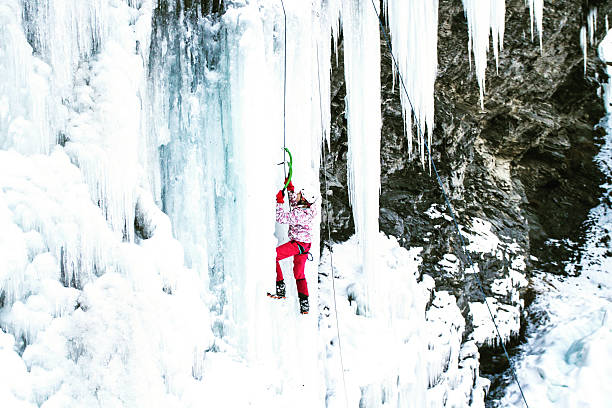 istock Ice climbing the North Caucasus. 627488822