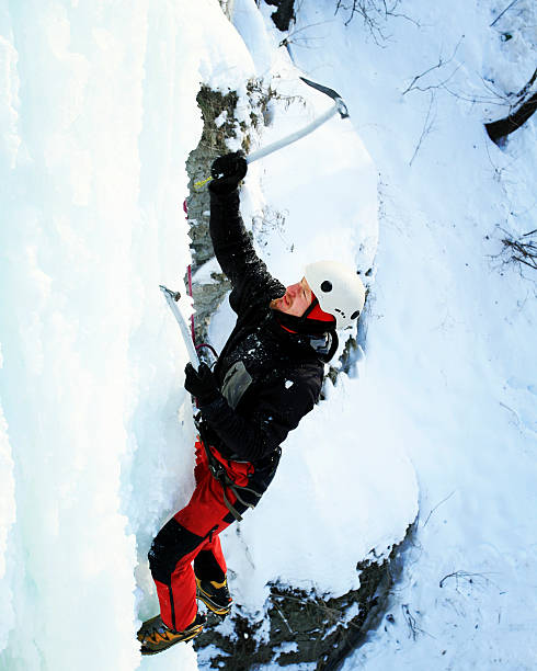 istock Ice climbing the North Caucasus. 627488954