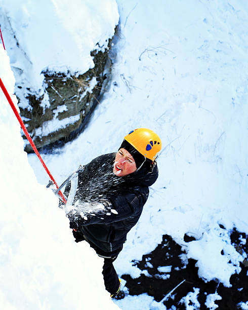 istock Ice climbing the North Caucasus. 627489014