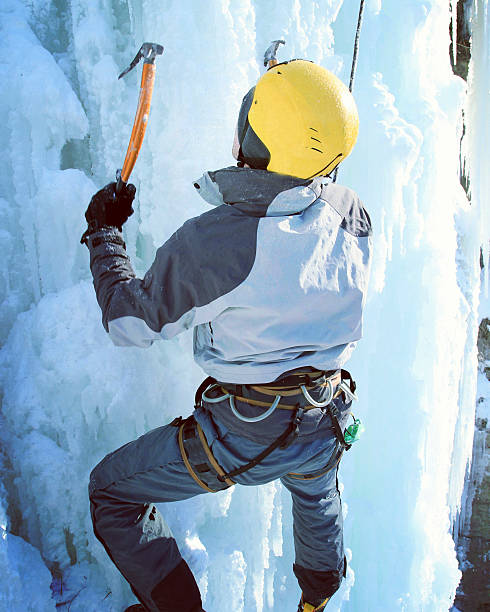 istock Ice climbing the North Caucasus. 627489074
