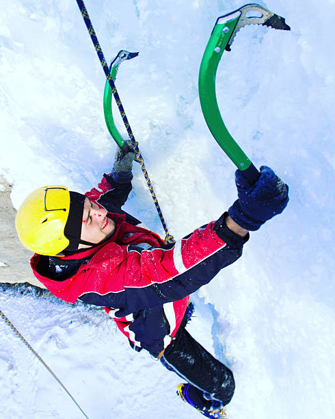 istock Ice climbing the North Caucasus. 627490222