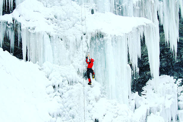 istock Ice climbing the North Caucasus. 627490306