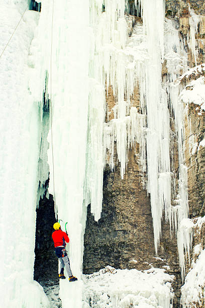 istock Ice climbing the North Caucasus. 627491696
