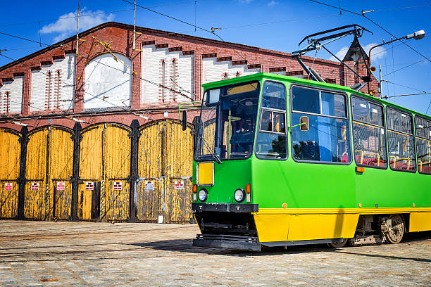 istock Old Wroclaw tramway depot, Poland 627500316