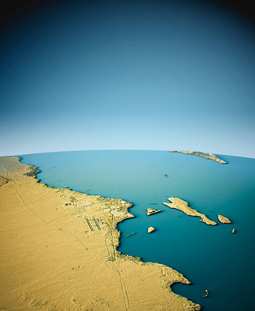 istock Hurghada 3D View South-North Natural Color 627510210