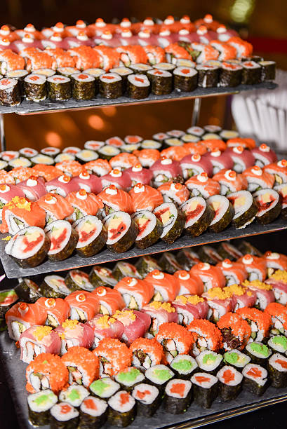 istock Japanese Food : varieties of sushi 627510586
