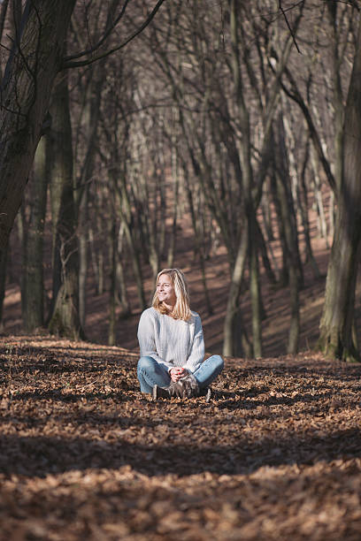 istock Young woman relaxing outdoor 627511870